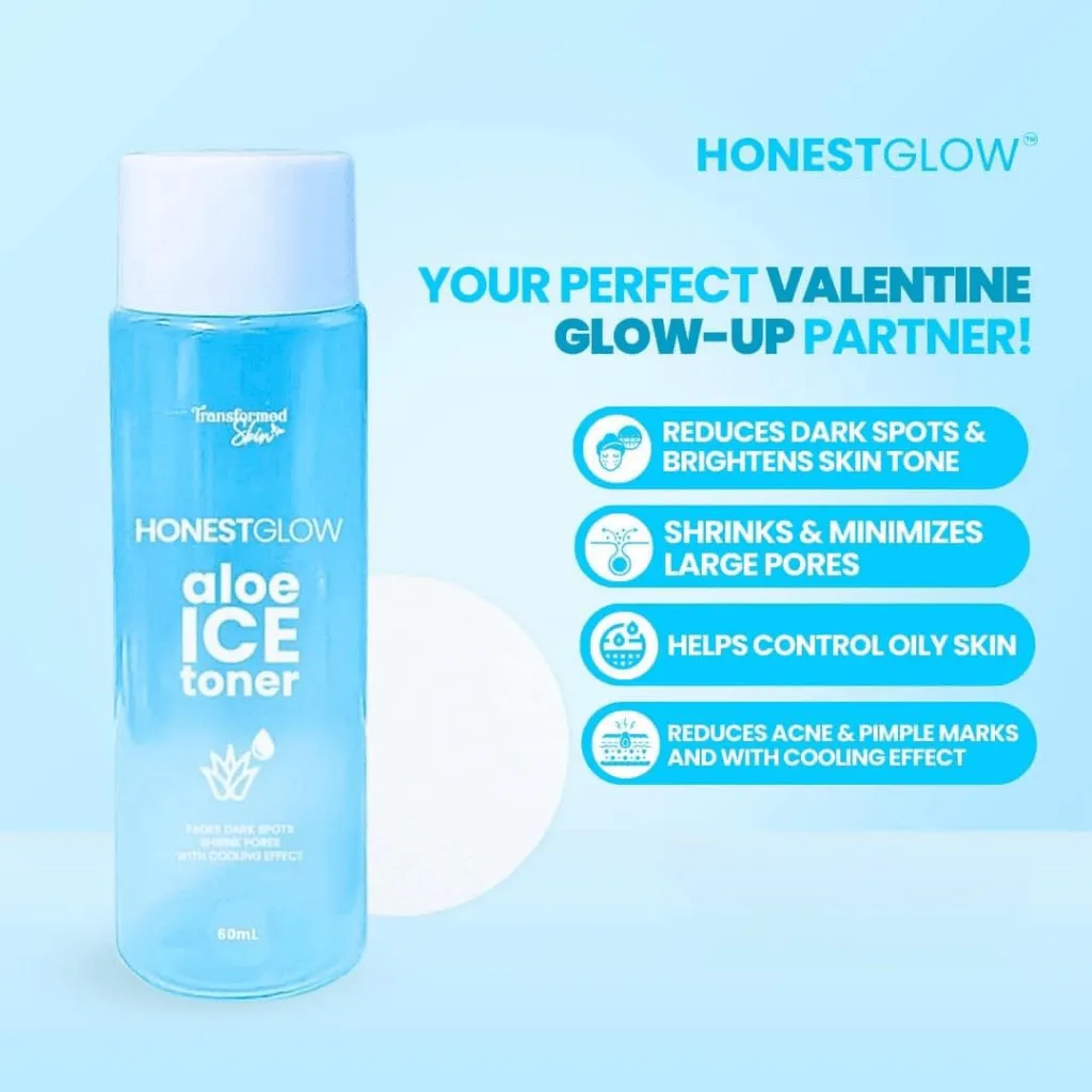 Transformed Skin Honest Glow Aloe Ice Toner - 60ml