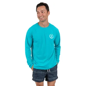 Trekker Unisex Rash Guard Long Sleeve Teal