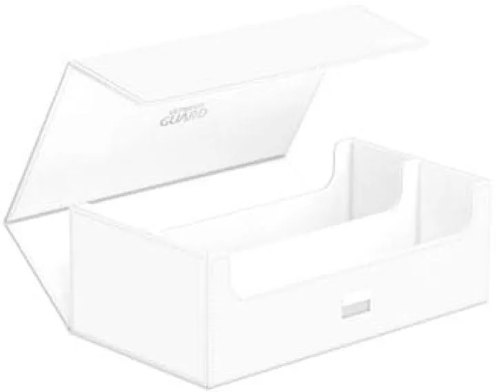 Ultimate Guard Arkhive Flip Case 800  Standard Size XenoSkin Monocolour White Deck Box