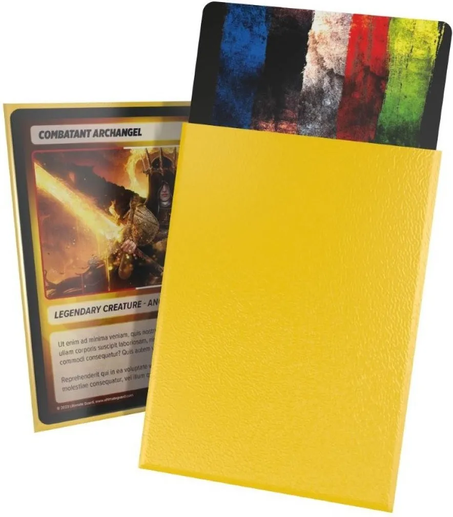 Ultimate Guard Cortex Sleeves Standard Size Matte Yellow (100)
