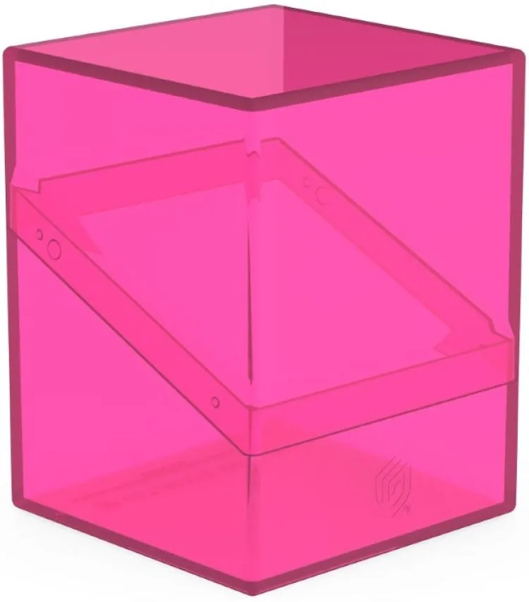 Ultimate Guard Deck Box Boulder 100  Clear Rhodonite