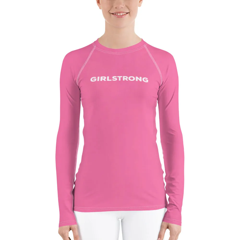 UPF 50 LONG SLEEVES RASH GUARD HOT PINK