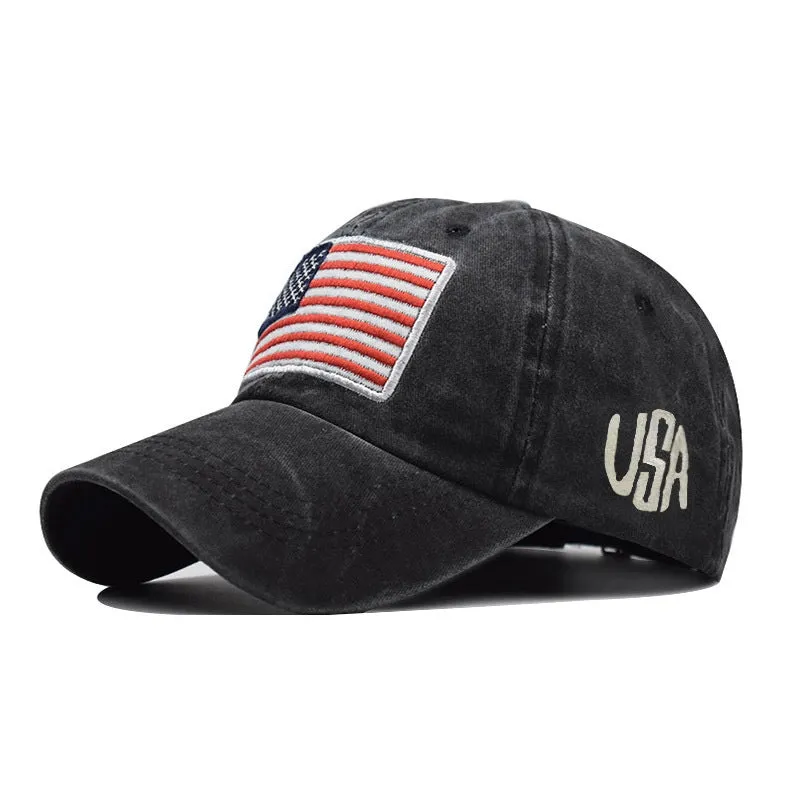 USA Baseball Cap Classic American Flag Hat