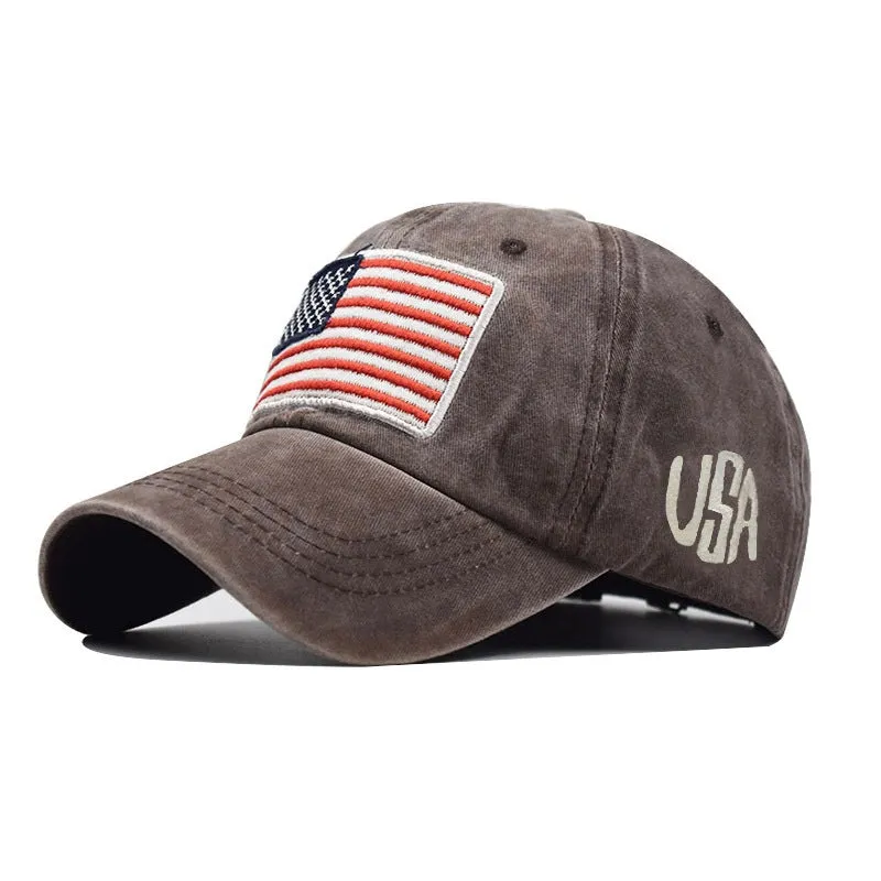 USA Baseball Cap Classic American Flag Hat