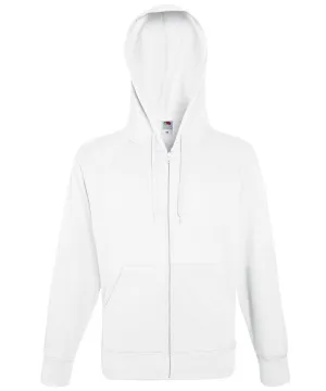 White - Lightweight hooded sweatshirt jacket