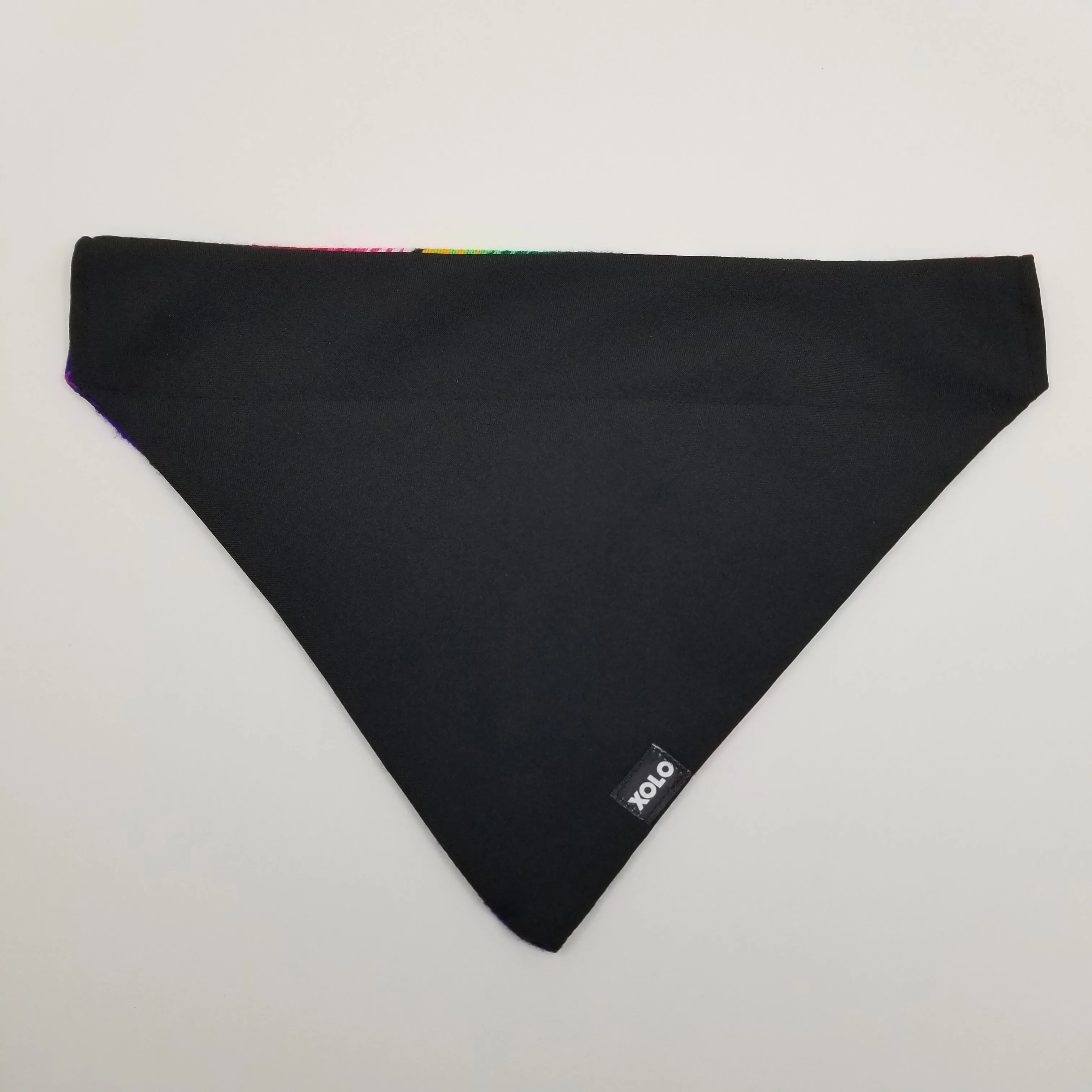 XL BLACK SARAPE DOG BANDANA 278