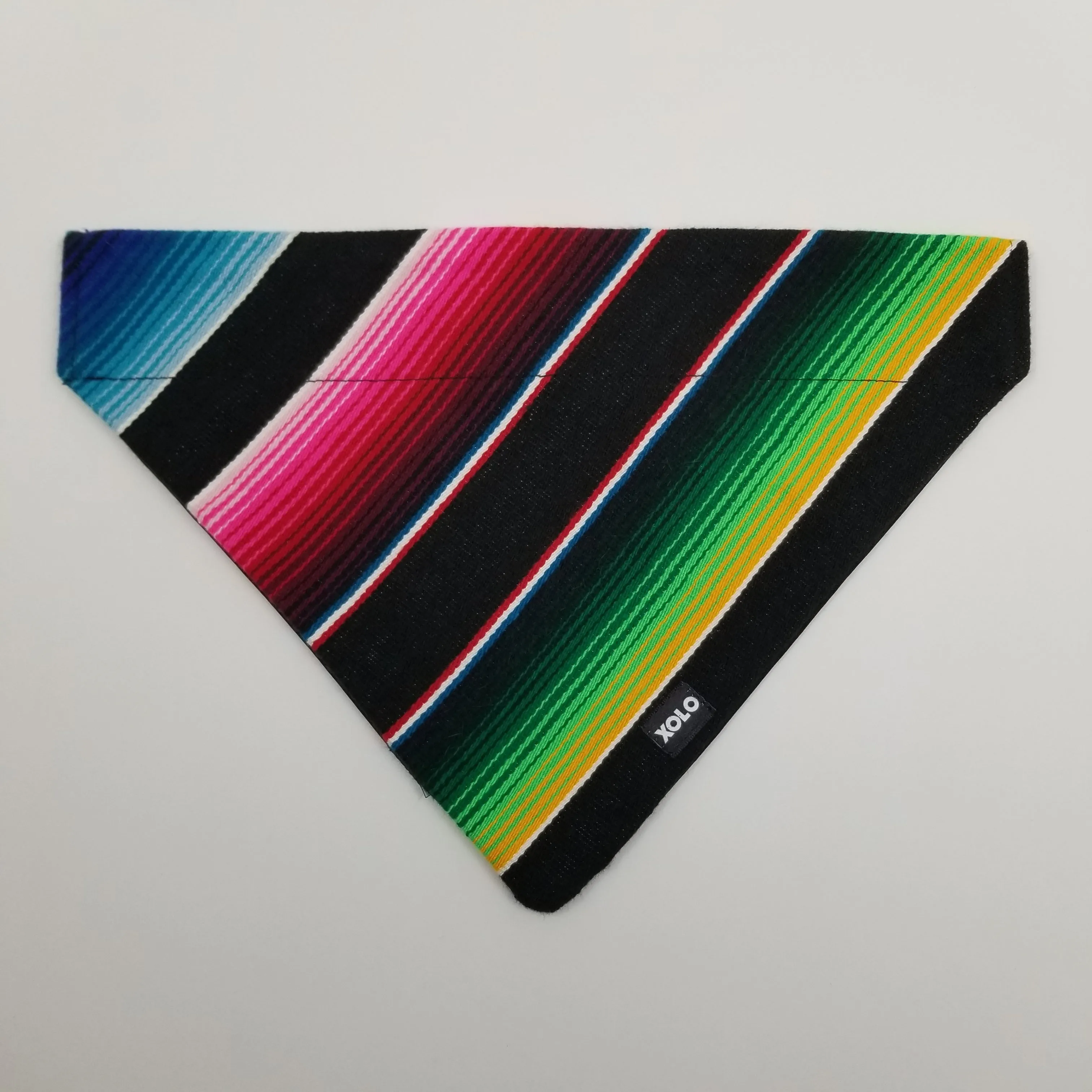 XL BLACK SARAPE DOG BANDANA 278