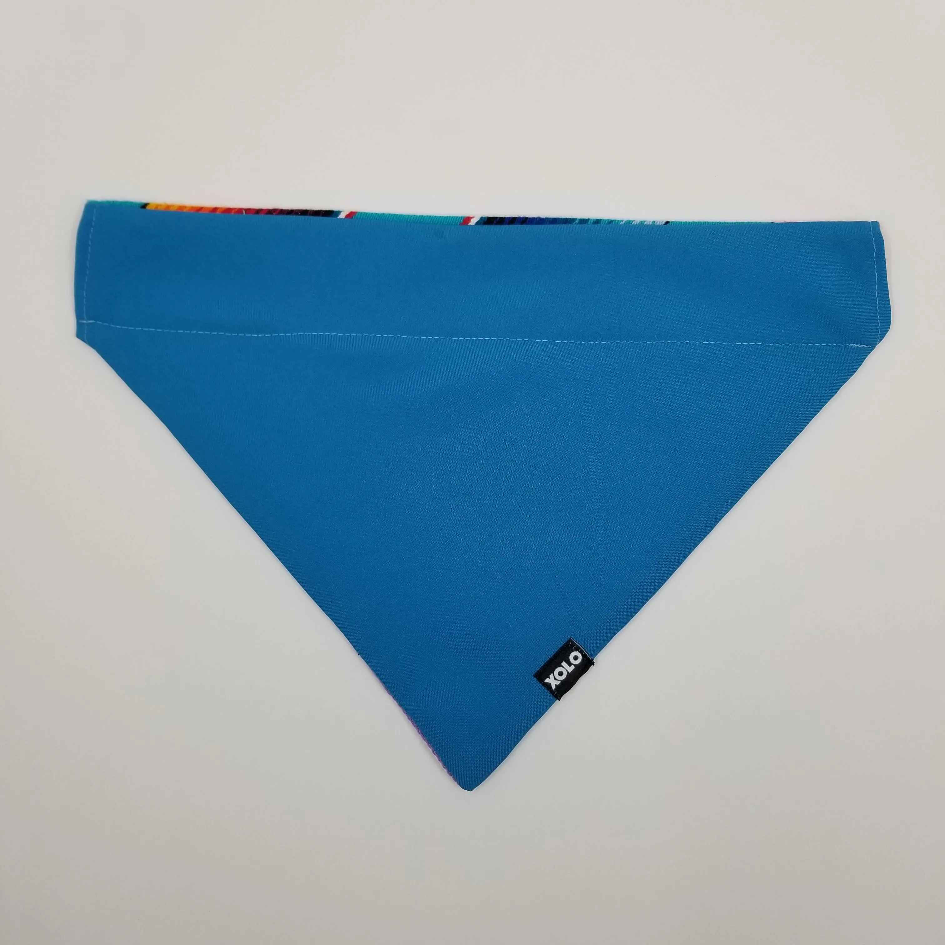 XL BLUE SARAPE DOG BANDANA 316
