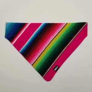 XL PINK SARAPE DOG BANDANA 313