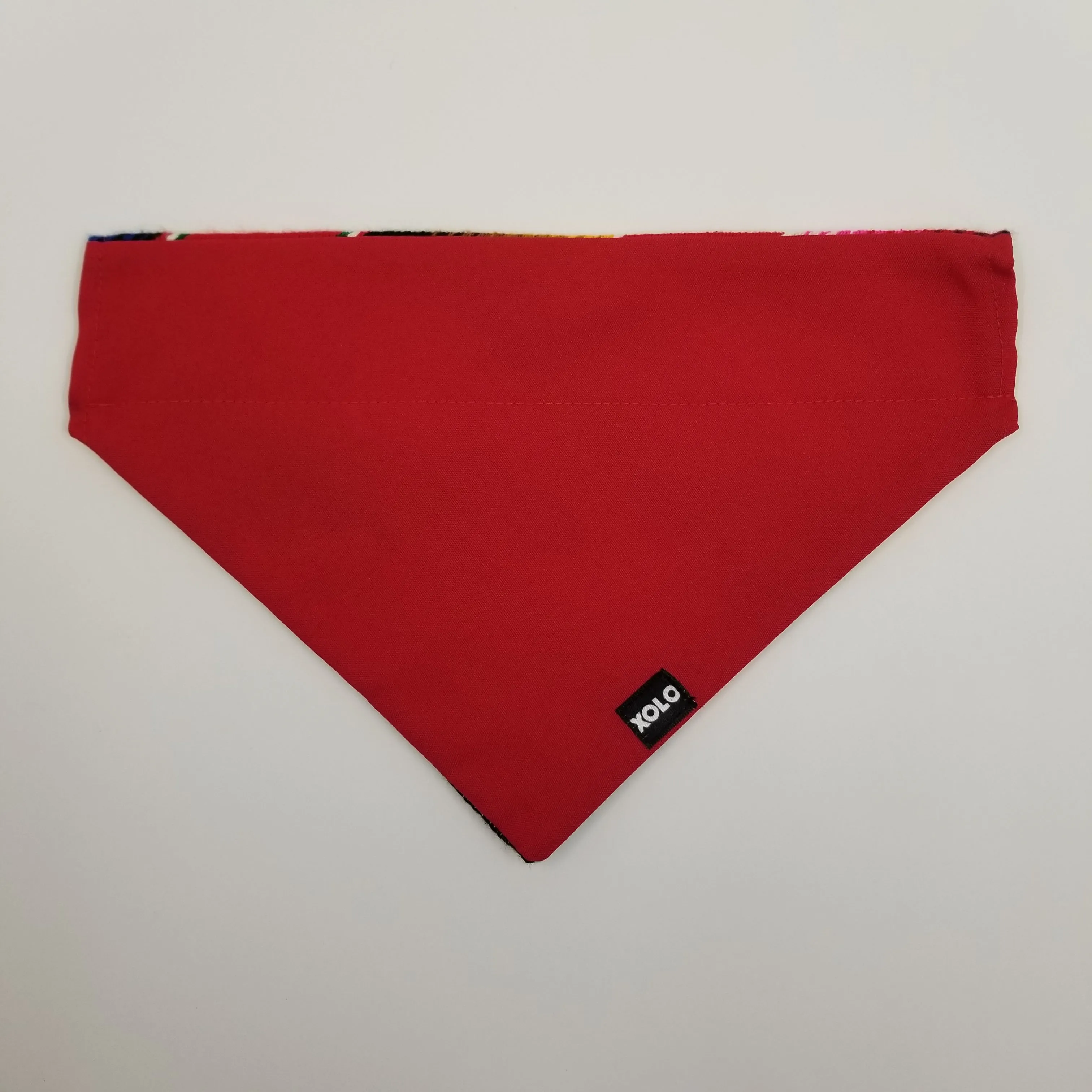 XL RED SARAPE DOG BANDANA 294